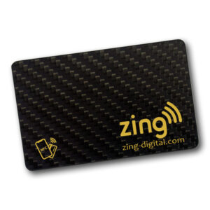 Carbon fibre namecard